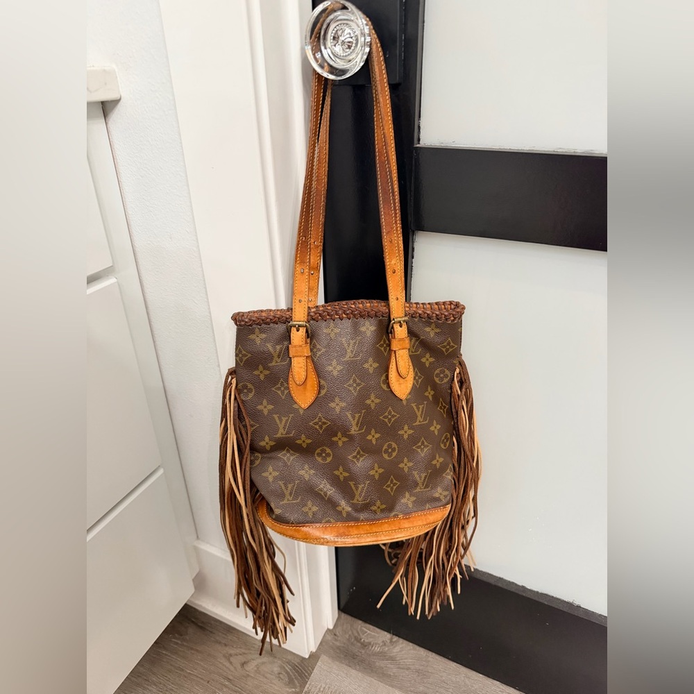 Louis Vuitton Brown Fringe Shoulder Bag - Picture 5 of 10